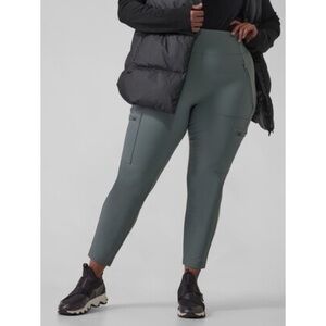 NWT Athleta Headlands Hybrid Cargo II Tight Metropolis Gray
